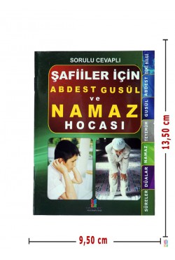 Abdest, Gusul ve Namaz Hocası (Şafiiler İçin)  (Kuşe)  [Cep]