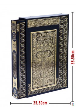 KUTULU,Yaldızlı - Efdal Bilgisayar Hatlı Kuran-ı Kerim (CAMİ Boy - KIRMIZI)